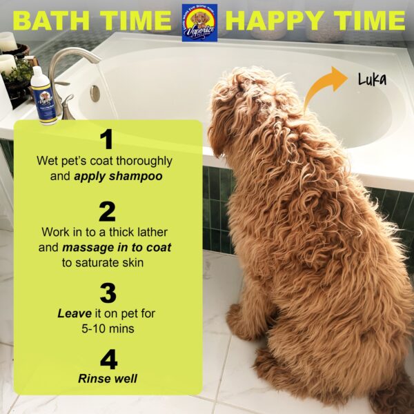 Vaporize Pet Odor 5-in-1  Pet Wash Shampoo, Buy One Get One Free! - Image 5