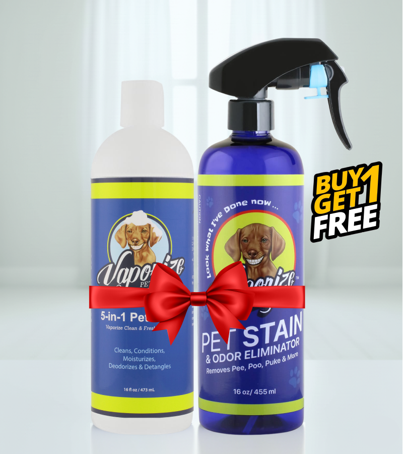 Vaporize Pet Odor Remover + Pet Wash Shampoo