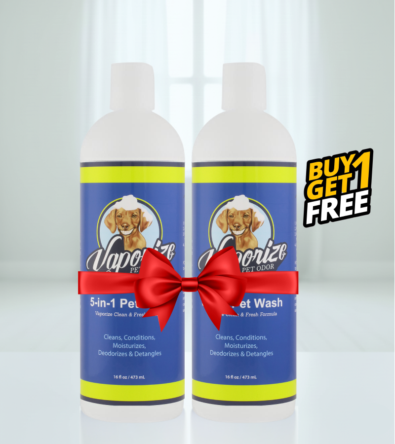 Vaporize 5-in-1 Pet Wash Shampoo Combo